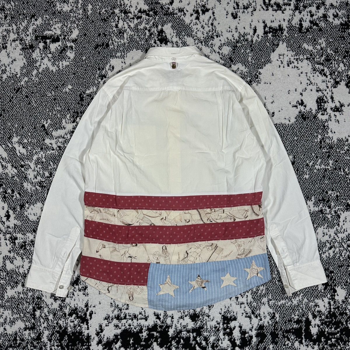 Visvim VISVIM LUNGTA STARS FLAG SHIRT 15SS Size US M / EU 48-50 / 2 - 1 Thumbnail