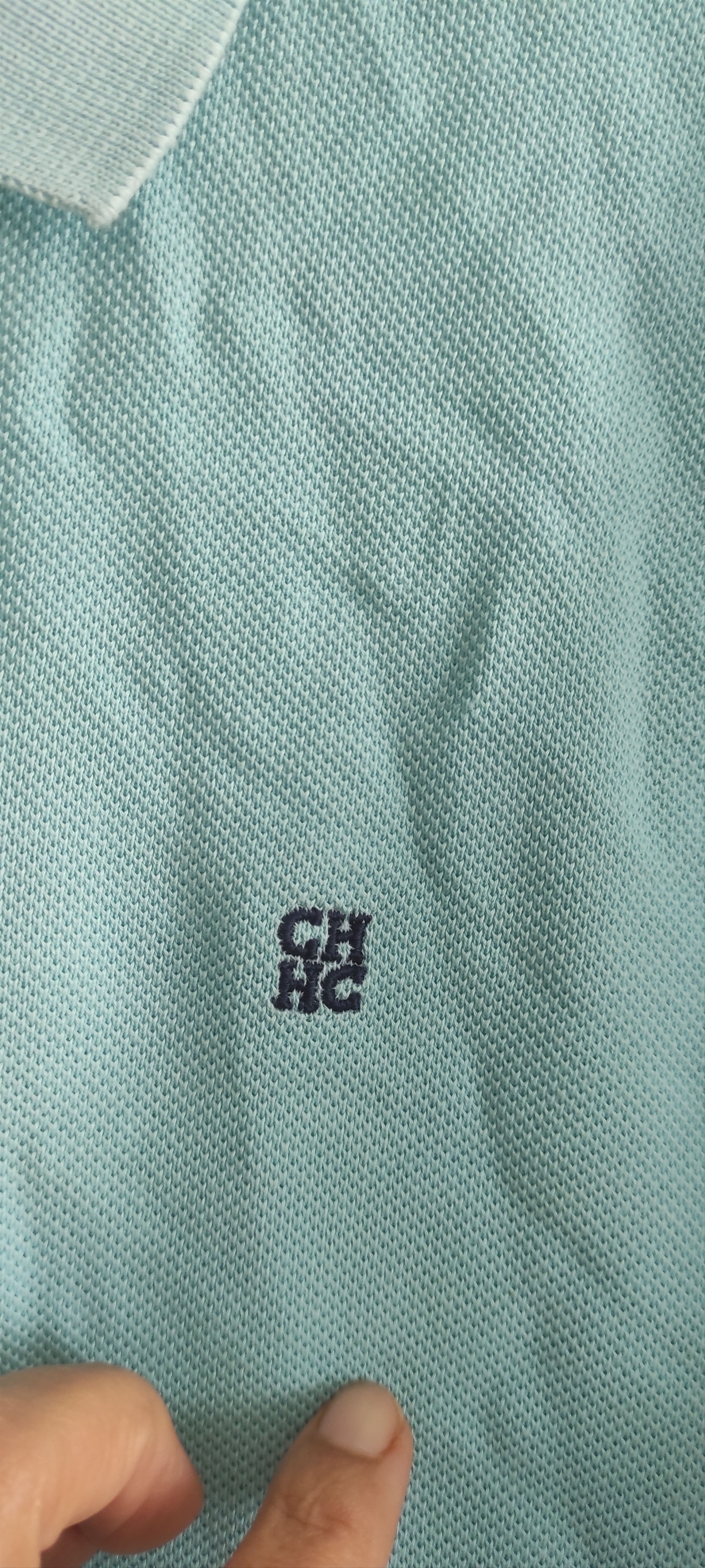 Carolina Herrera CH Carolina Herrera Blue Cotton Pique Polo T-Shirt Size US M / EU 48-50 / 2 - 4 Thumbnail