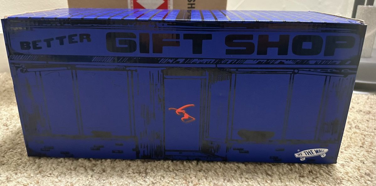 Other *RARE* AOI X VANS SLIP ON 98 EMBROIDERED SIZE 12 BLUE Size US 12 / EU 45 - 24 Thumbnail