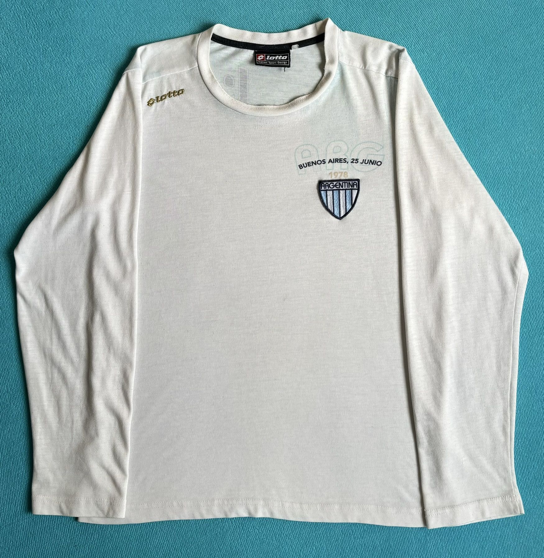 Lotto Sport Argentina 1978 Lotto Jersey Size. M Size US M / EU 48-50 / 2 - 5 Thumbnail