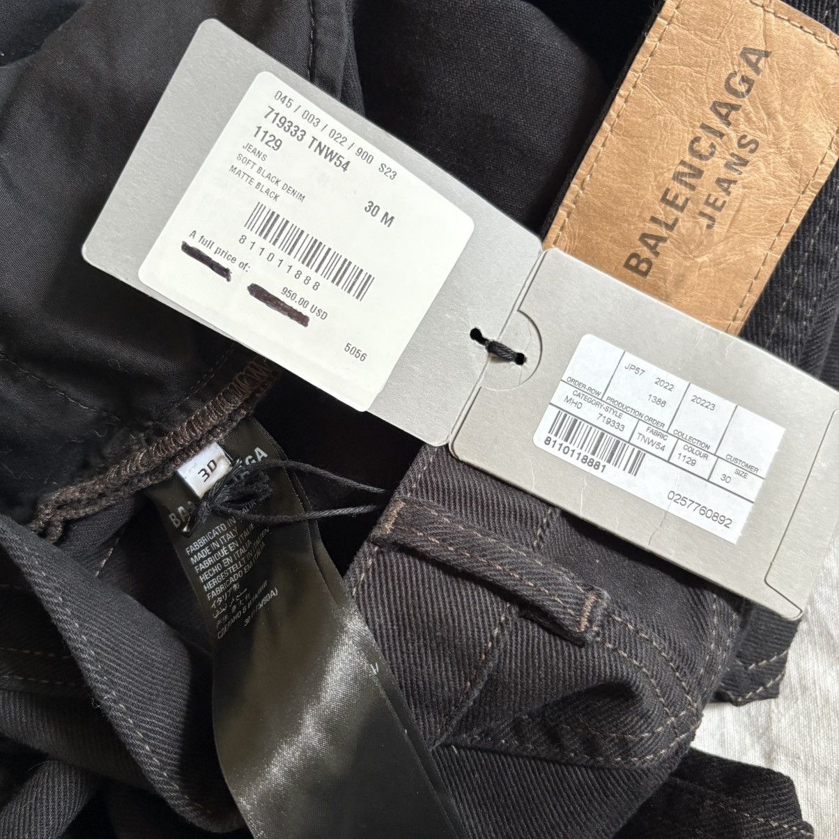 Balenciaga Balenciaga Skinny Stacked Distressed Jeans Size 31 Size US 31 - 4 Thumbnail