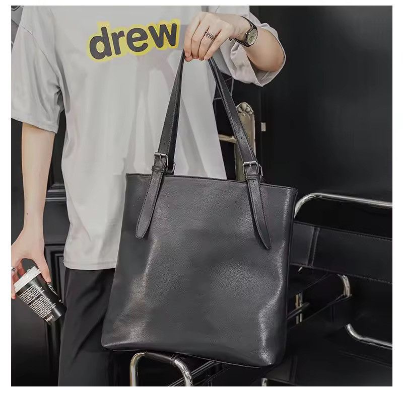 Leather Soft Leather Tote Bag Size ONE SIZE - 3 Thumbnail