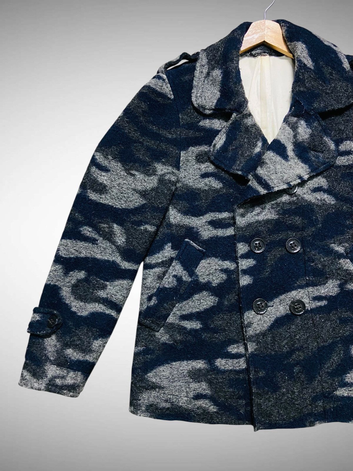 291295=Homme 291295 = Homme Double Breasted Wool Jacket Size US M / EU 48-50 / 2 - 4 Thumbnail