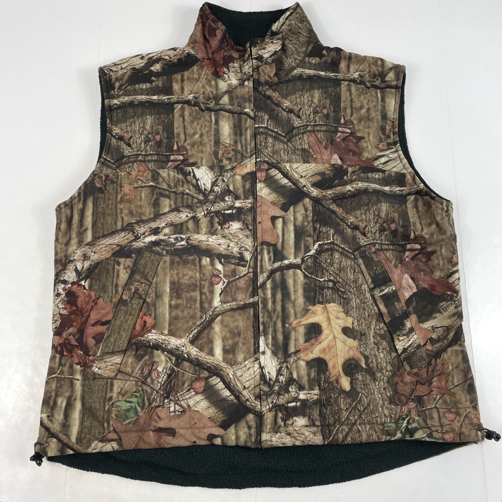 Vintage Guide Gear Vest Men L Brown Camouflage Fleece Full Zip Hunting Hiking Skiing Jacket End with Pockets Size US L / EU 52-54 / 3 - 2 Thumbnail