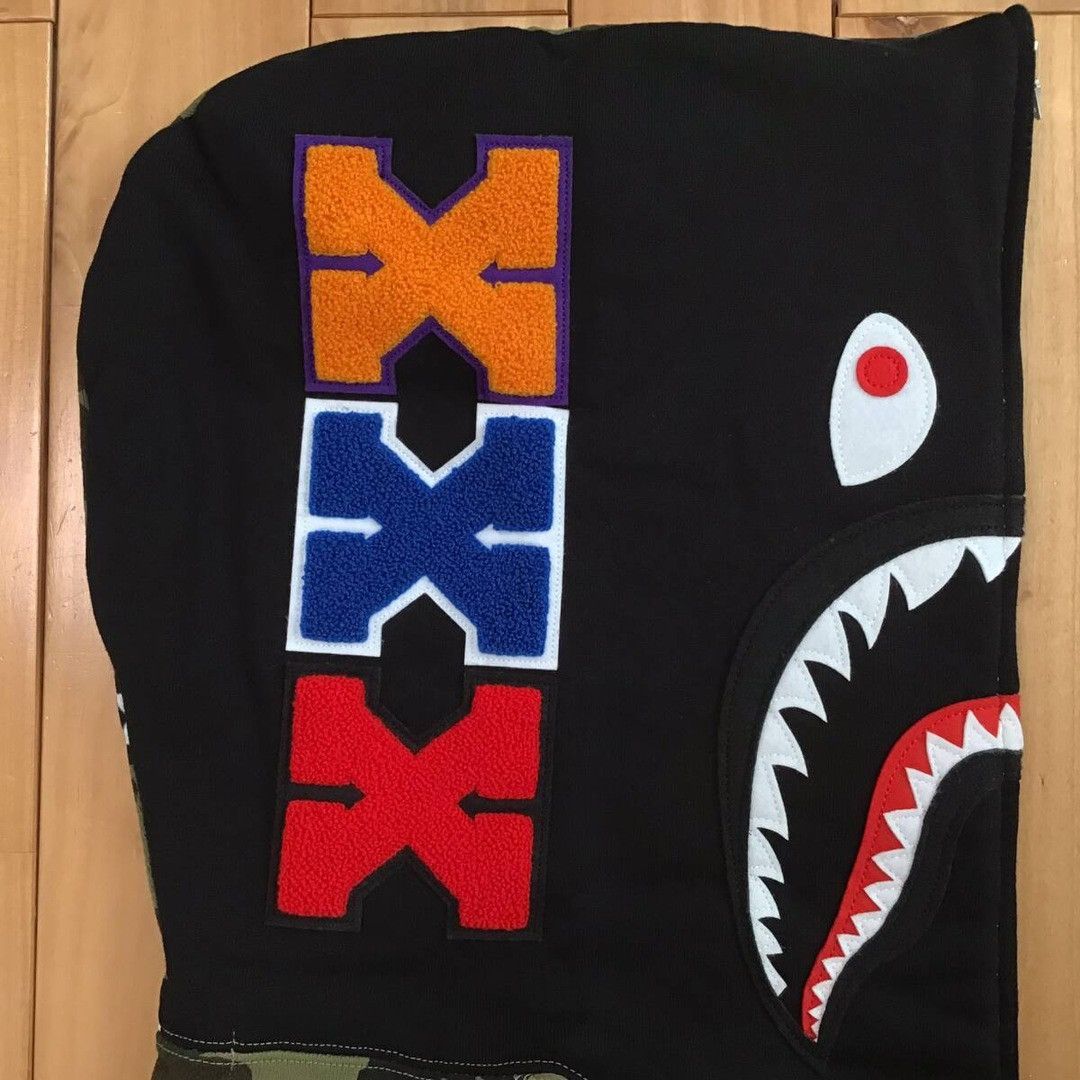 Bape BAPE × GOD SELECTION XXX Shark Full Zip Hoodie a bathing ape Size US L / EU 52-54 / 3 - 4 Thumbnail