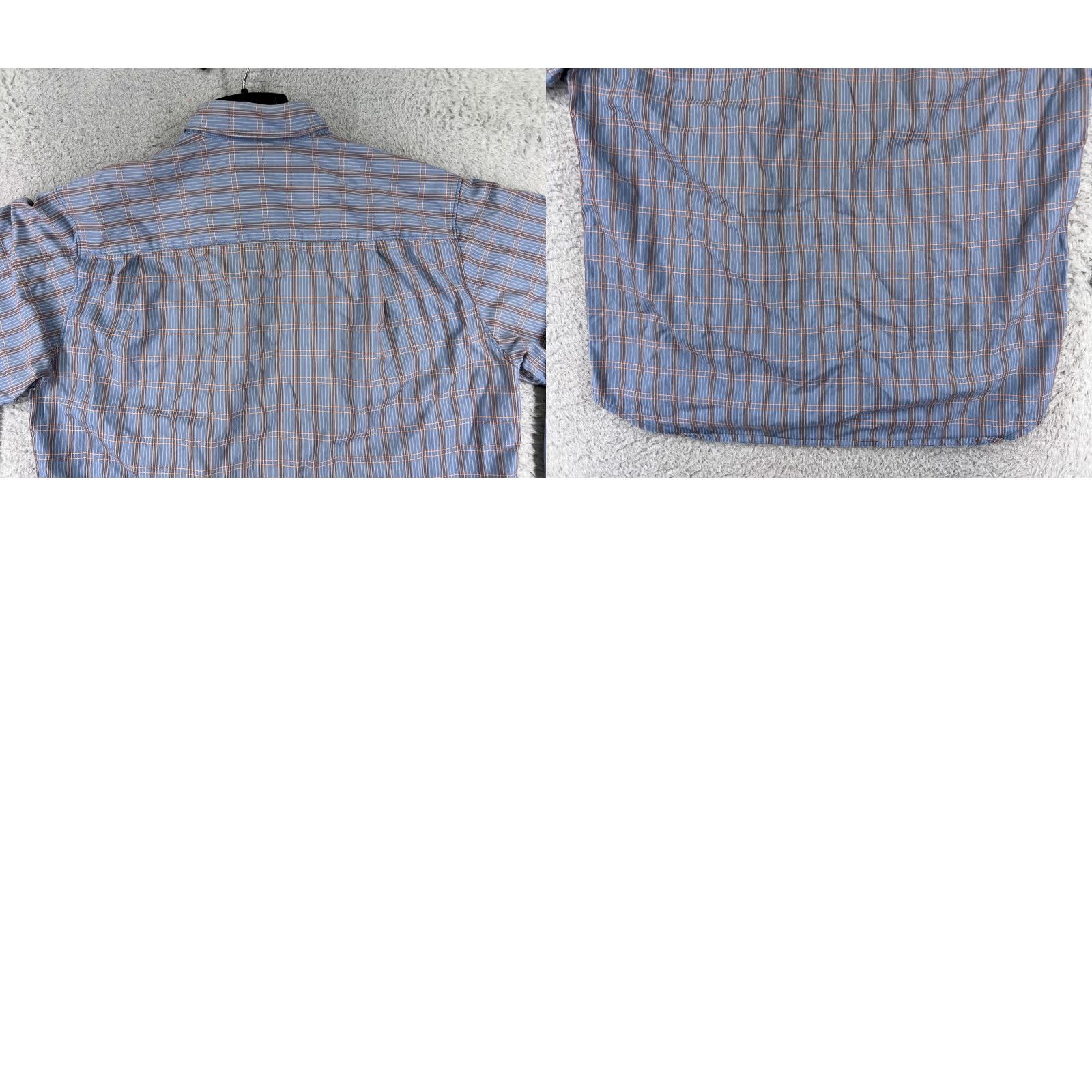 Tommy Bahama Tommy Bahama Shirt Men Large Blue Plaid 100% Cotton Button Up Hawaiian Vacation Size US L / EU 52-54 / 3 - 9 Thumbnail