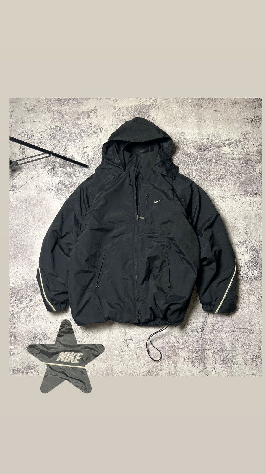 ジャケット・アウター NIKE 90s 00s archive puffer jacket y2k Vintage Nike Down Puffer Jacket, Y2K, Early 00s Grey Tag