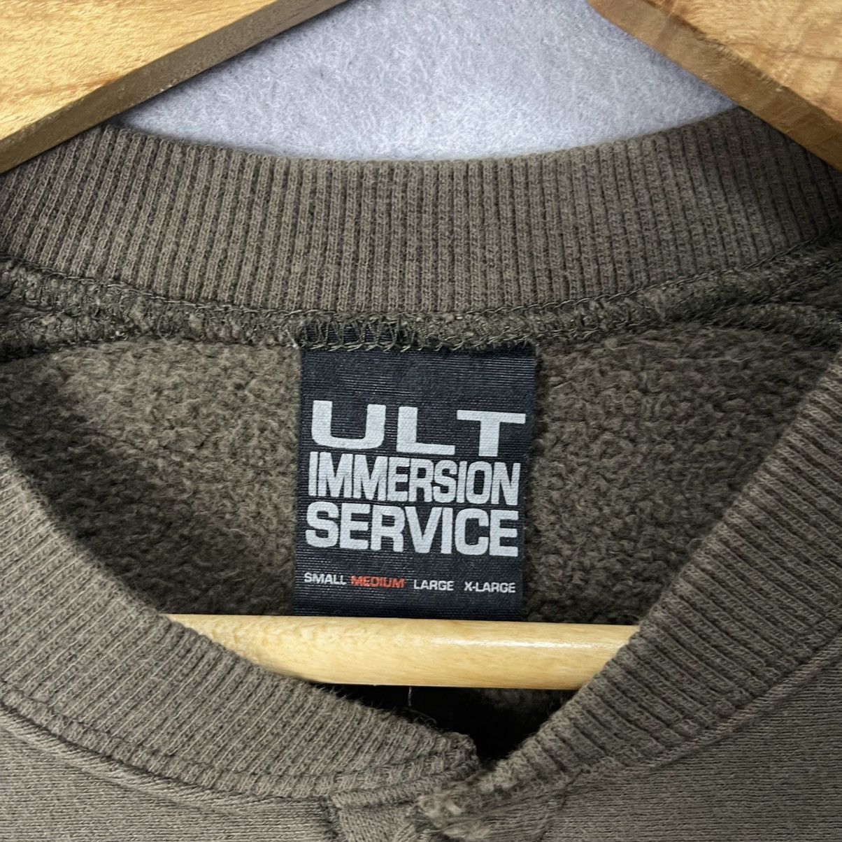 Japanese Brand ULT Immersion Service Graphic Crewneck Sweatshirt Size US M / EU 48-50 / 2 - 7 Thumbnail