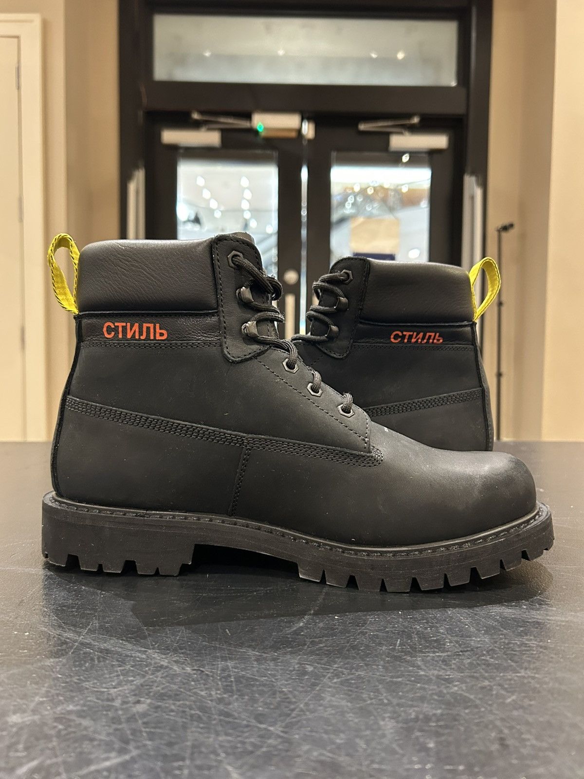 Heron Preston Heron Preston Black 6” Boot Size US 10 / EU 43 - 3 Thumbnail