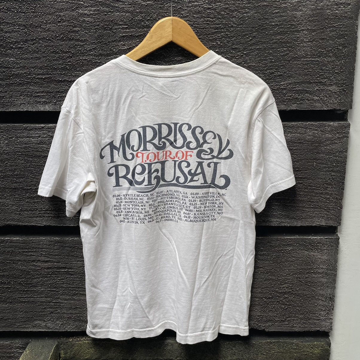 Band Tees × Vintage Morrisey Tour of Refusal T-Shirt Size US M / EU 48-50 / 2 - 6 Thumbnail