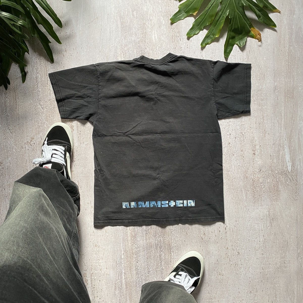 Band Tees VINTAGE Y2K RAMMSTEIN AMAZING FADED RARE TOUR T SHIRT 34 Size US M / EU 48-50 / 2 - 2 Thumbnail