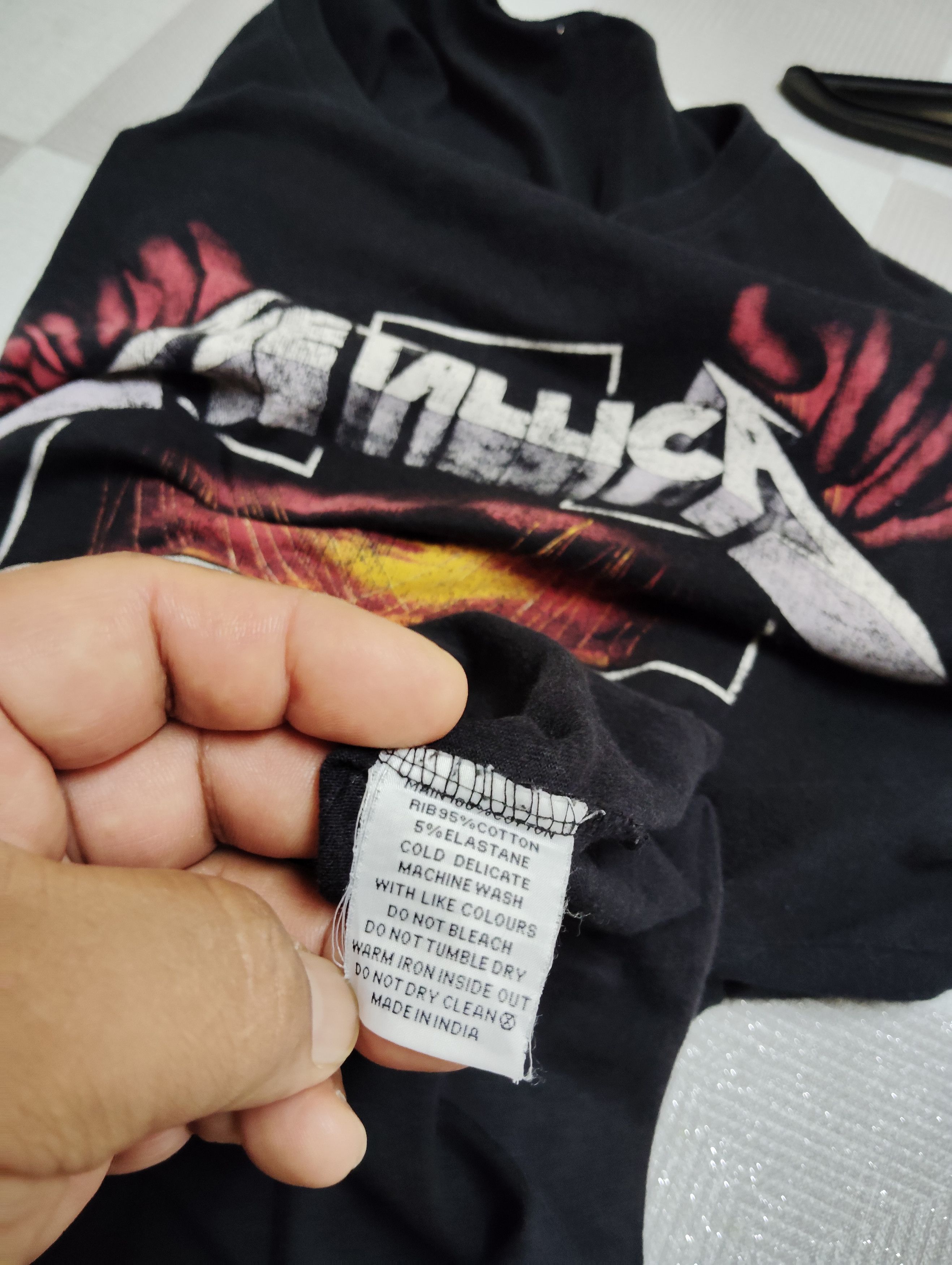 Band Tees METALICA MASTER OF PUPPETS ORIGINAL MERCHANDISE Size US L / EU 52-54 / 3 - 9 Thumbnail