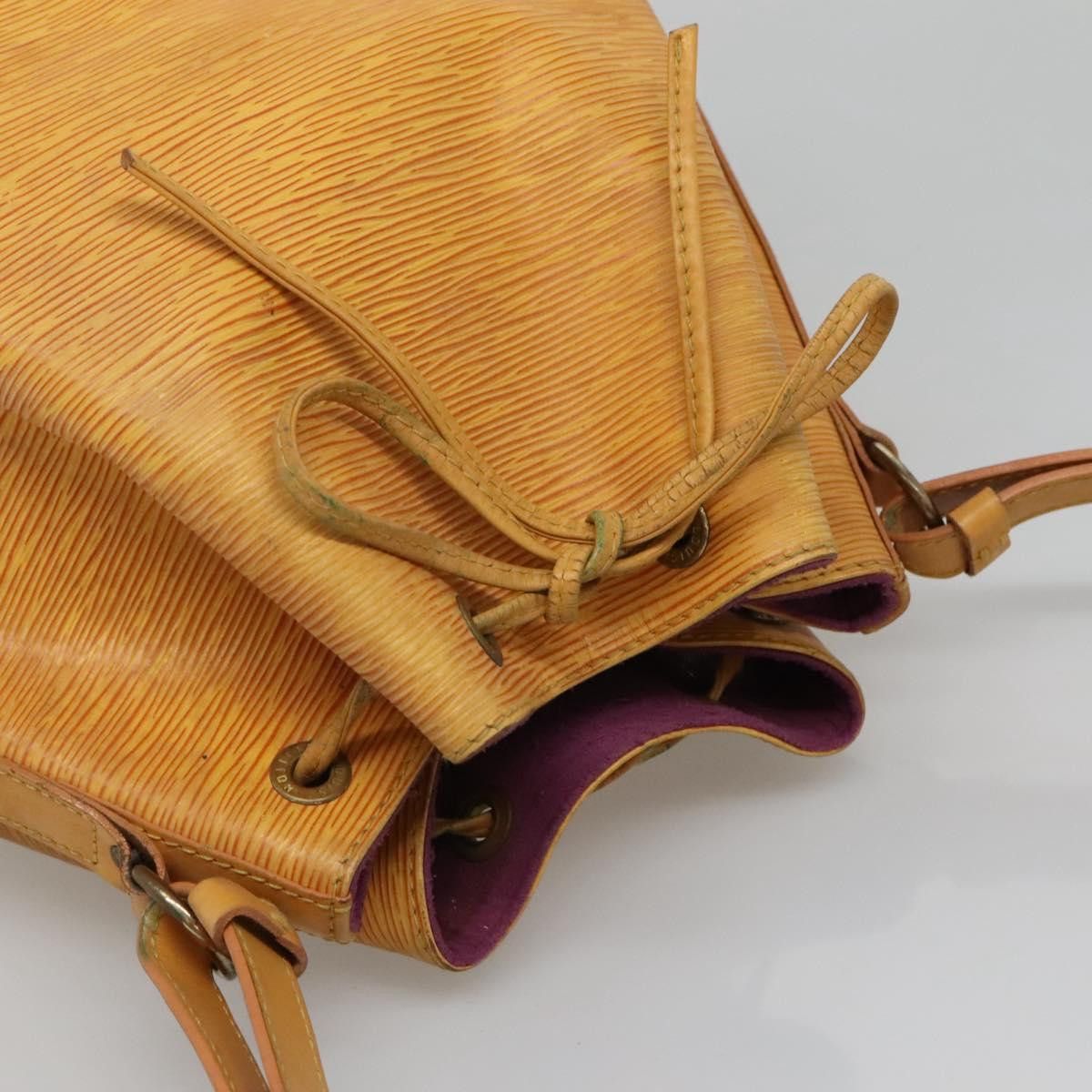 Louis Vuitton LOUIS VUITTON Epi Petit Noe Shoulder Bag Yellow M44109 Size ONE SIZE - 6 Thumbnail