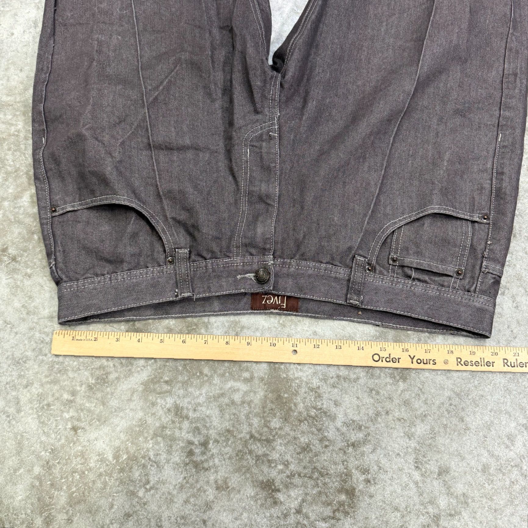 Southpole Southpole jeans Mens 40 x 30 hip hop Fivez baggy Y2K grunge skater straight 5-pocket denim cotton gray Size US 40 / EU 56 - 6 Thumbnail