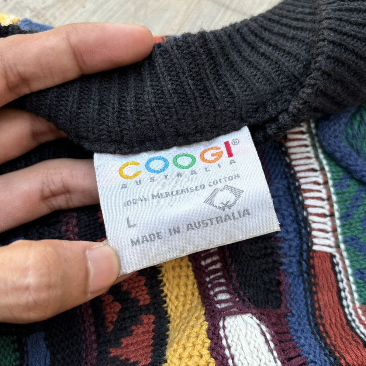 Coogi Crazy Vintage 90s Coogi 3D Knit Sweater Size L / US 10 / IT 46 - 2 Thumbnail