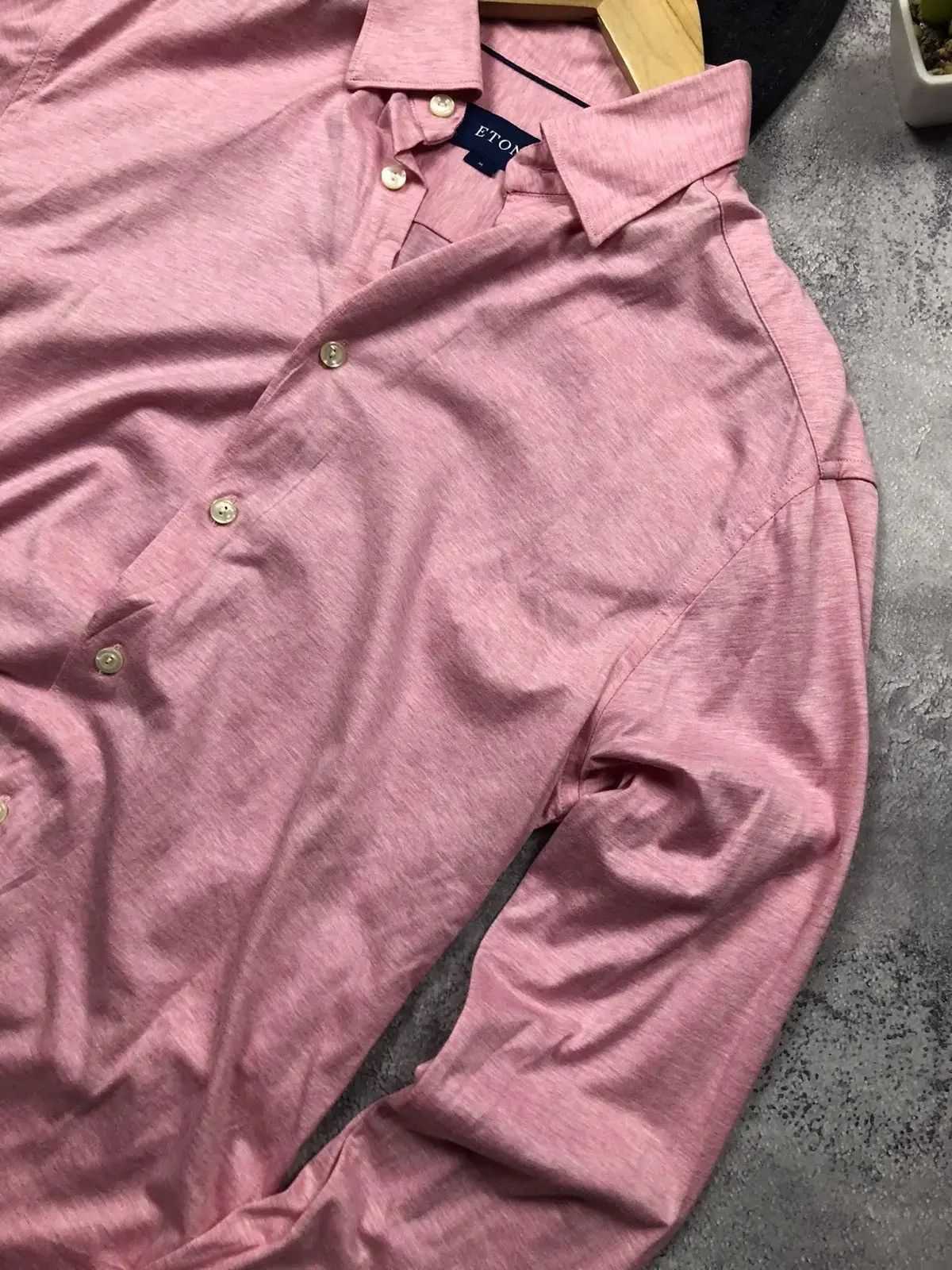 Eton ETON Classic Fit Pink Button Up Shirt Luxury Old Money Hype Size US M / EU 48-50 / 2 - 6 Thumbnail