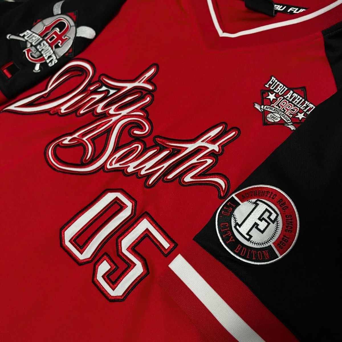 Fubu × Vintage Vintage FUBU Dirty South Jersey Men XL Black