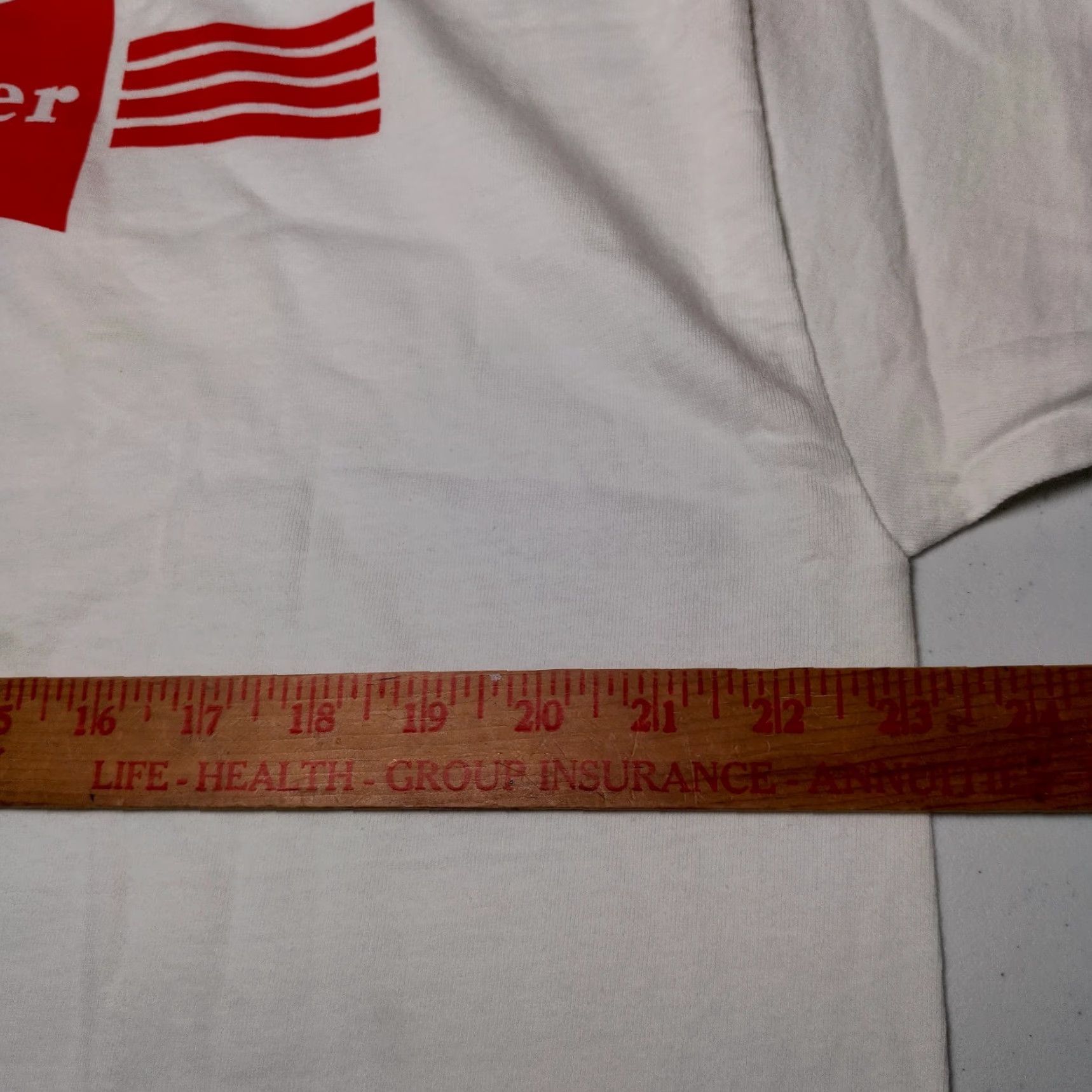 Hanes VINTAGE Budweiser Lager Beer Shirt Men XL White Red Graphic Promo READ Size US XL / EU 56 / 4 - 6 Thumbnail