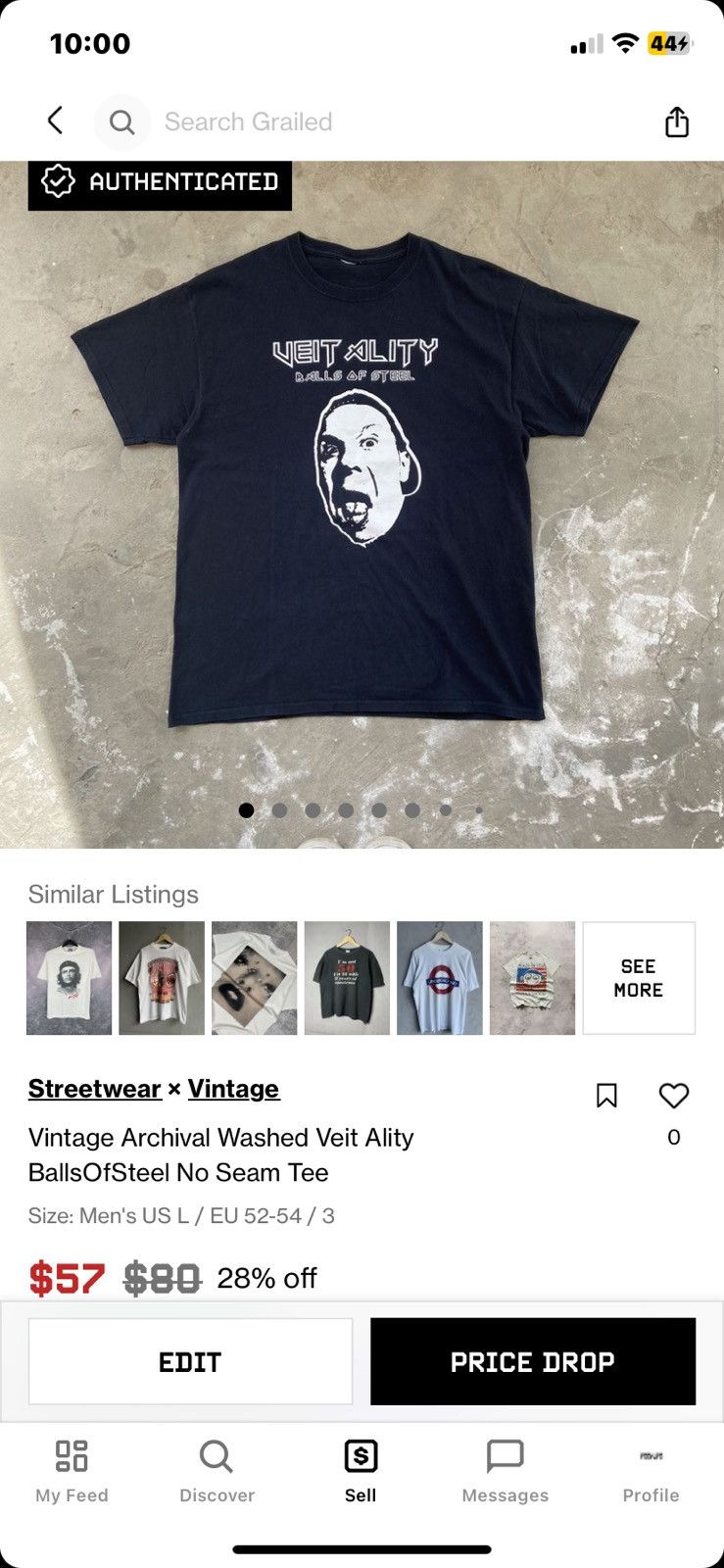 Japanese Brand × Vintage BUNDLE Deal 4 Vintage Printed Rock and Humor Tees Size US L / EU 52-54 / 3 - 4 Thumbnail