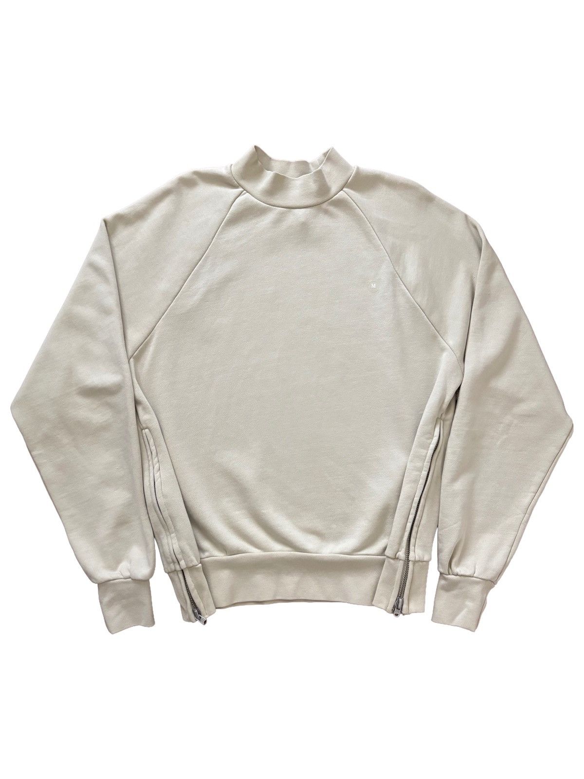 Fear of God Fear of God x Pacsun Beige Sidezip Mockneck Sweatshirt US M Size US M / EU 48-50 / 2 - 1 Thumbnail