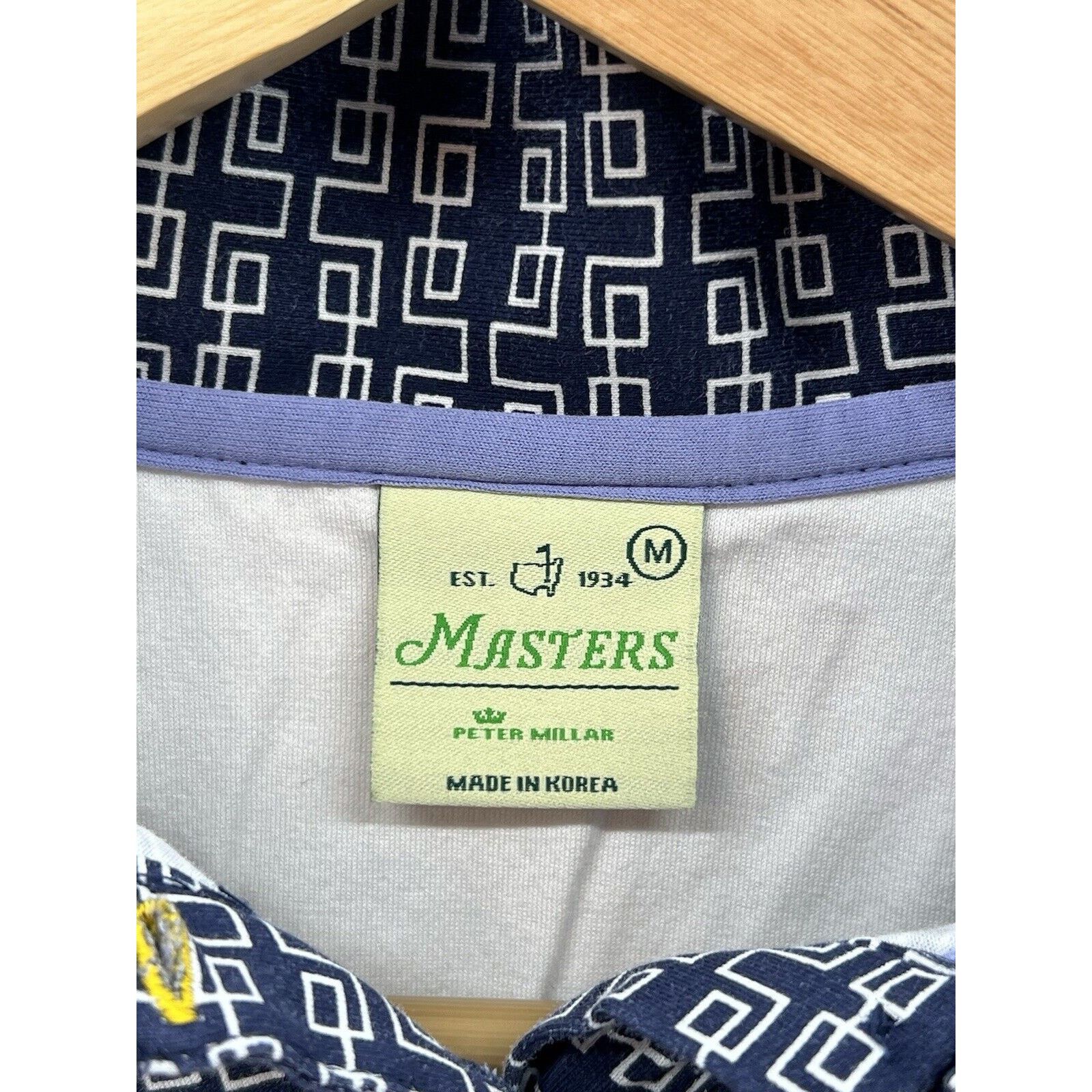 Peter Millar Masters Peter Millar Women’s Sleeveless Pattern Polo Top Size M / US 6-8 / IT 42-44 - 3 Thumbnail
