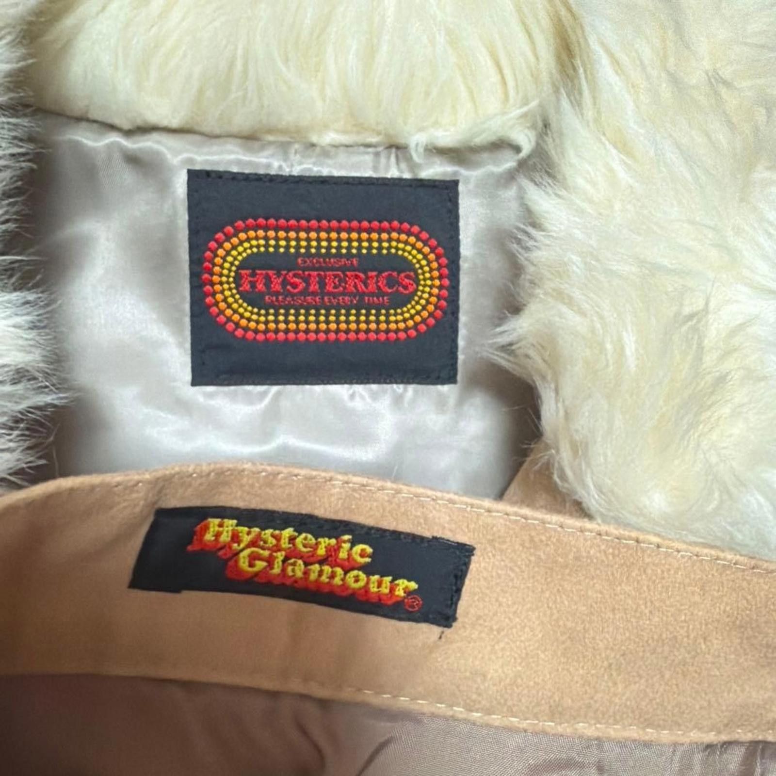 Hysteric Glamour Hysteric Glamour - Beige Shearling Coat White Fur Trim Size M / US 6-8 / IT 42-44 - 8 Thumbnail