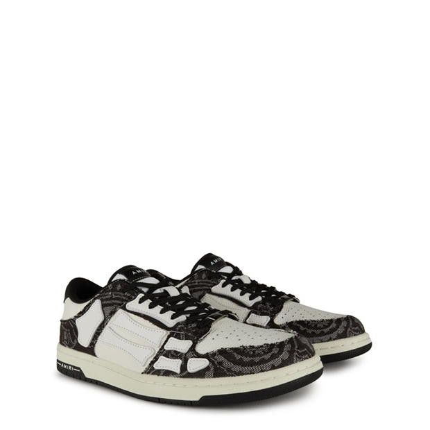 Amiri AMIRI Bandana Denim Skel Low Top Trainers Size US 9 / EU 42 - 4 Thumbnail