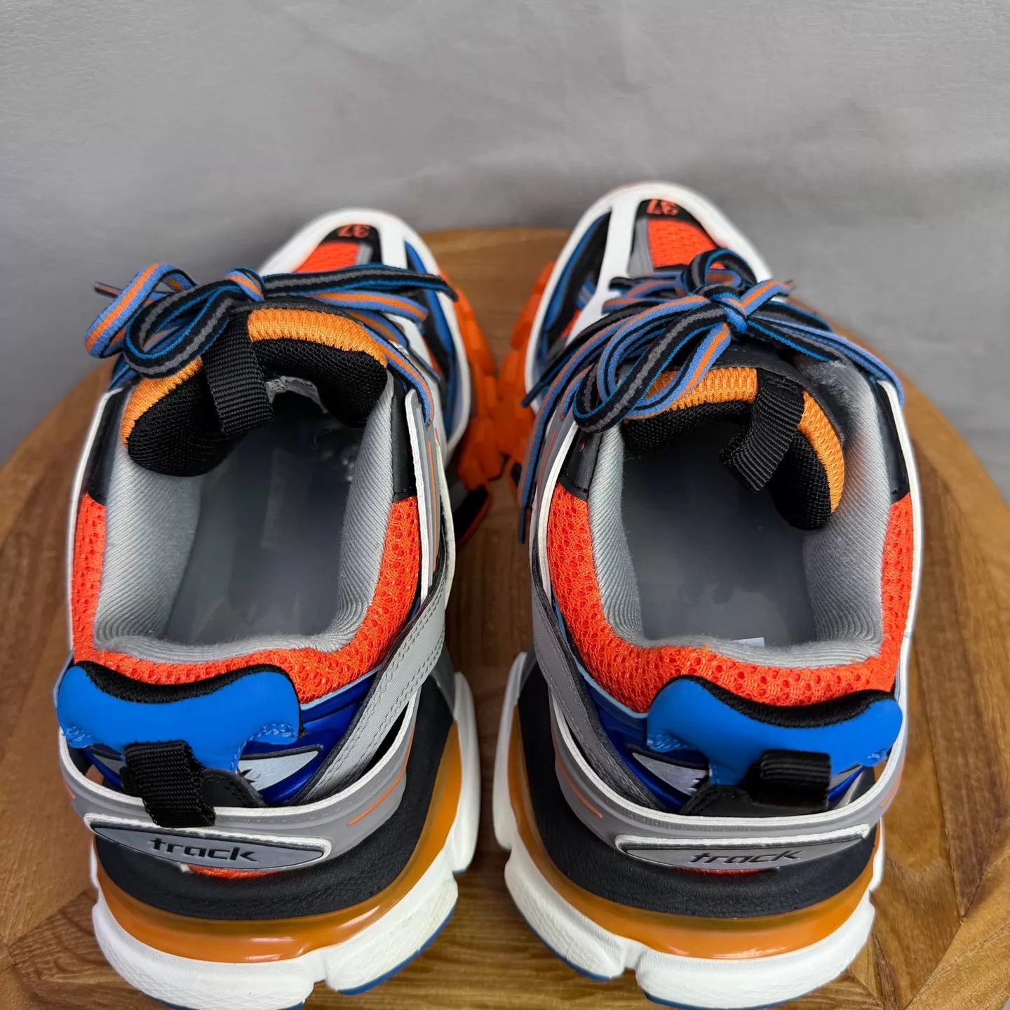 Balenciaga Balenciaga Track White Blue Orange 37 EU 99 New Size US 6.5 / IT 36.5 - 5 Thumbnail