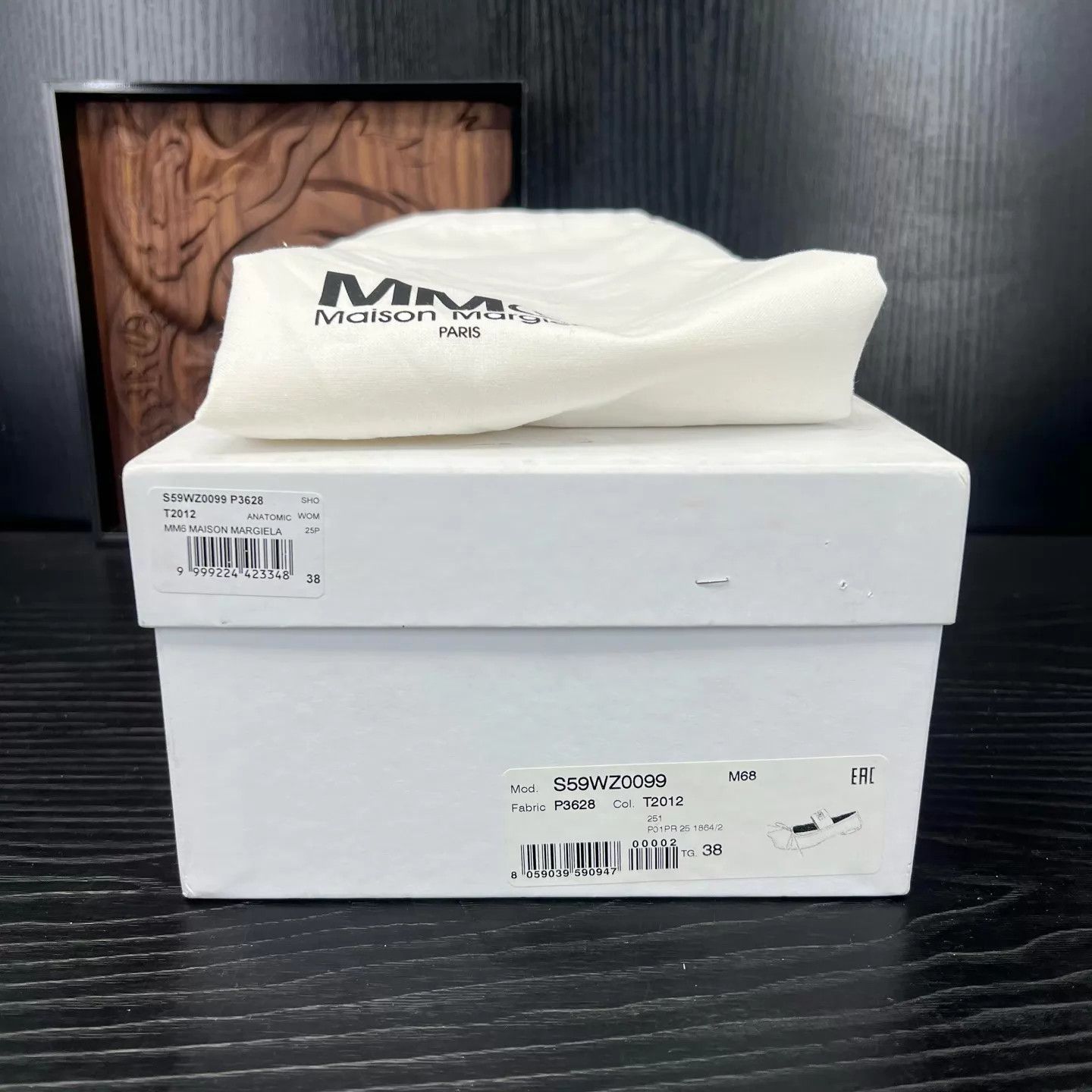 Gucci Margiela Lambskin Butterfly Laces Beige Near new Size US 7.5 / IT 37.5 - 9 Thumbnail