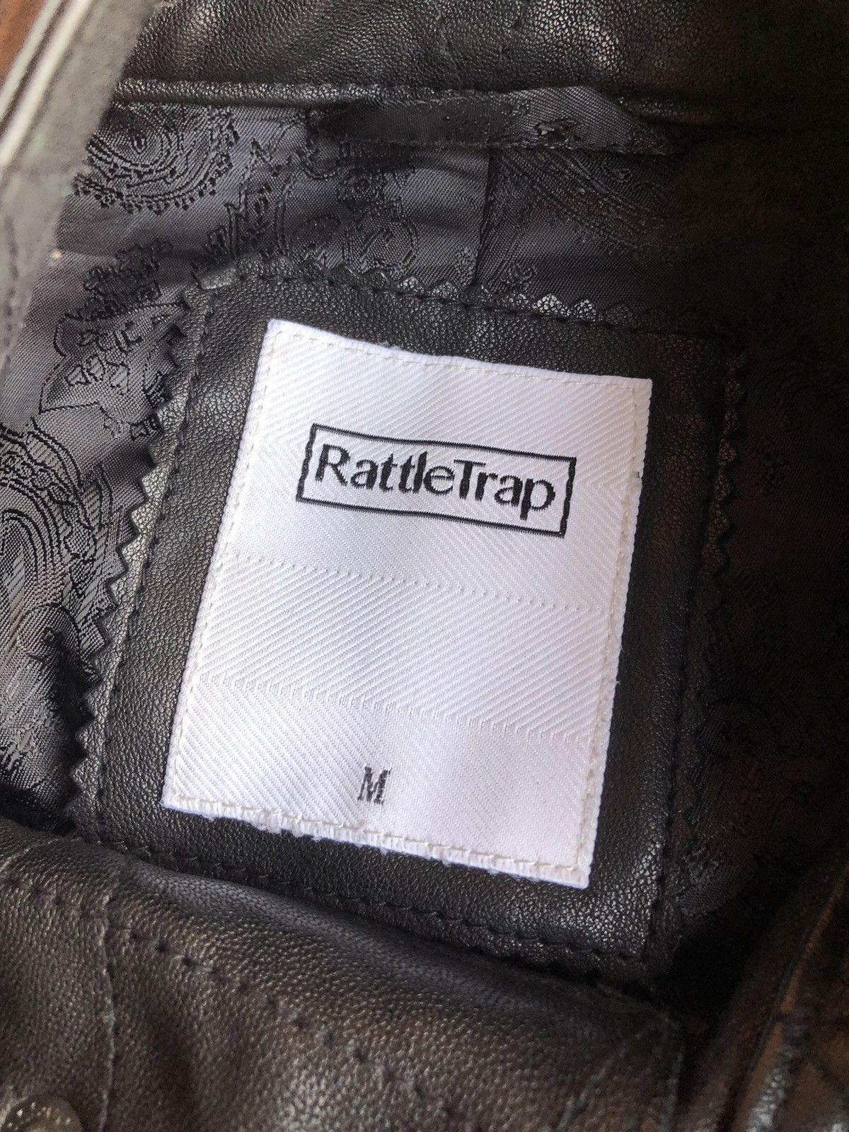 If Six Was Nine × Japanese Brand × Le Grande Bleu (L.G.B.) Rattle Trap Biker Sheepskin Leather Jacket Size US M / EU 48-50 / 2 - 18 Thumbnail