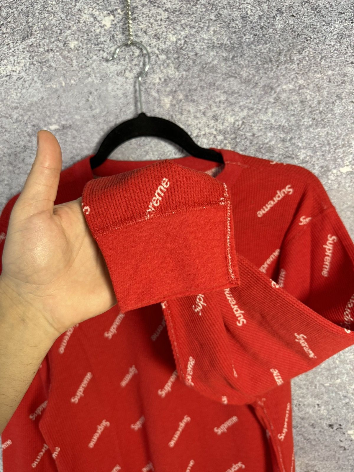 Hanes × Supreme × Vintage Supreme Hanes Monogram Longsleeve Streetweat y2k M size Size US M / EU 48-50 / 2 - 11 Thumbnail