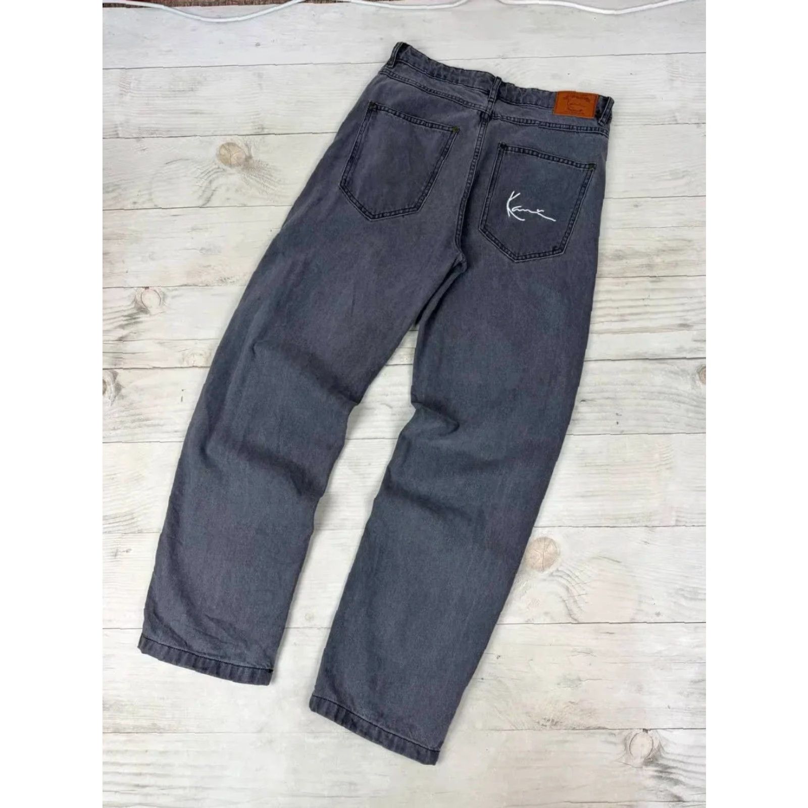Karl Kani VINTAGE Karl Kani Jeans Baggy Logo 90s Men Size 32 Gray Size US 32 / EU 48 - 2 Thumbnail