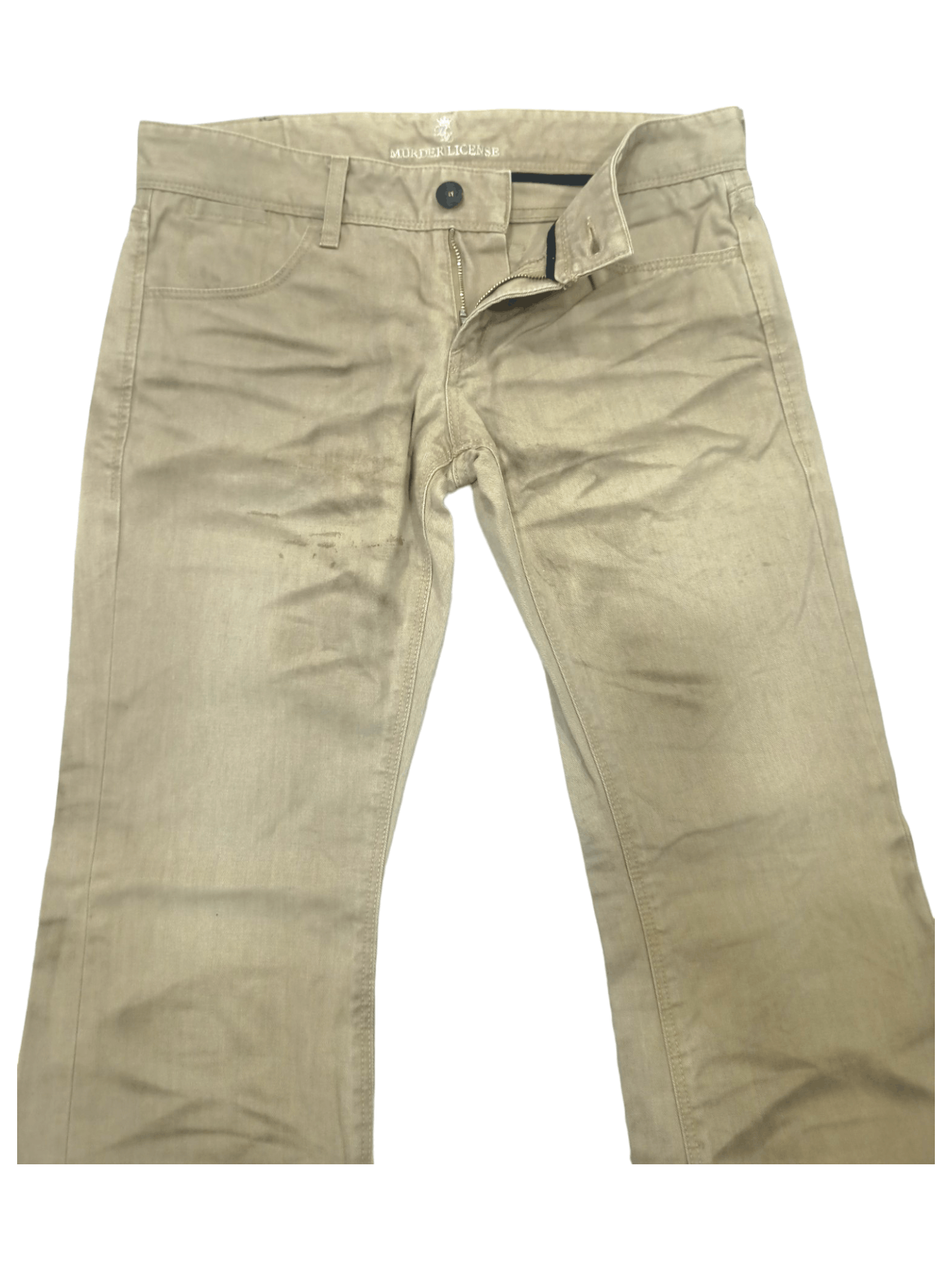 Murder License PUNK FLARE🔥 MURDER LICENSE Smokes Whiskers Denim Size US 33 - 7 Thumbnail