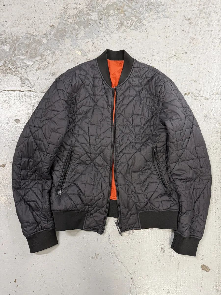 Emporio Armani 2010s Emporio Armani Black & Orange Puffer Jacket Size US M / EU 48-50 / 2 - 5 Thumbnail