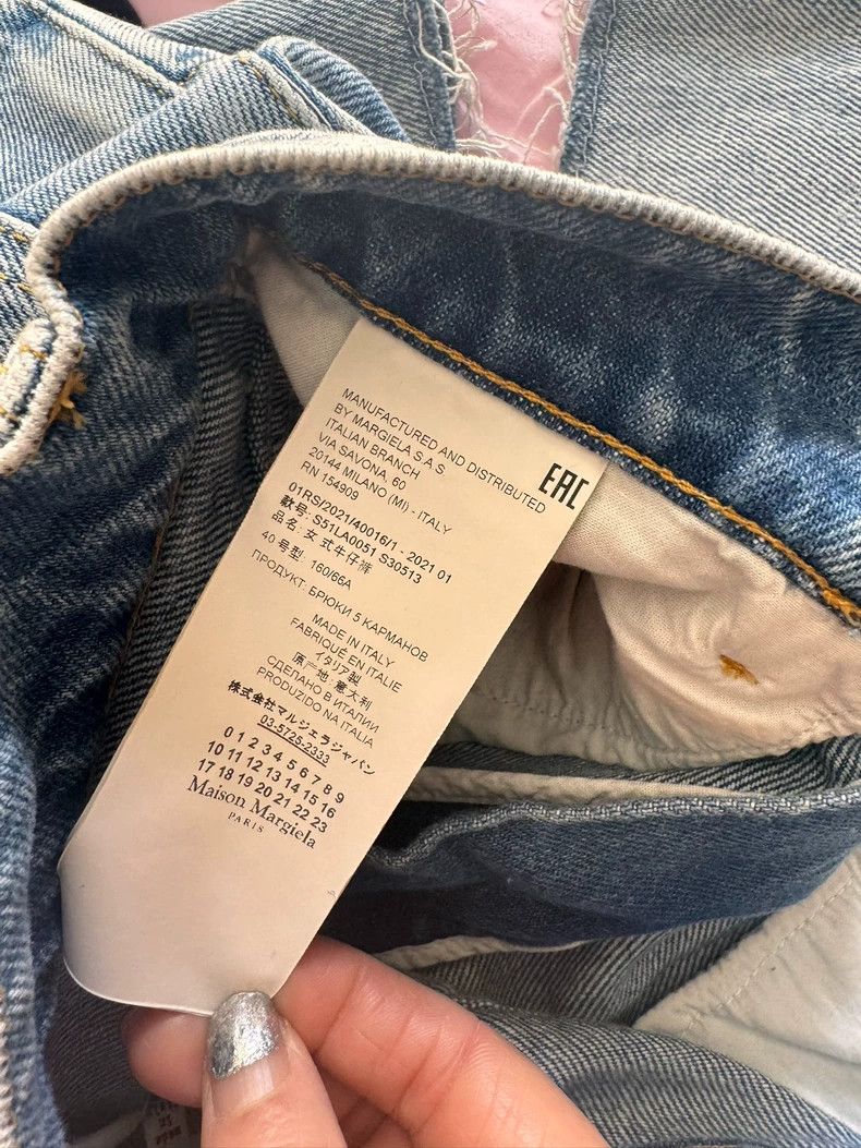 Maison Margiela Maison Margiela Cut jeans with a knife 2504-Nextarrow Size 26" / US 2 / IT 38 - 5 Thumbnail