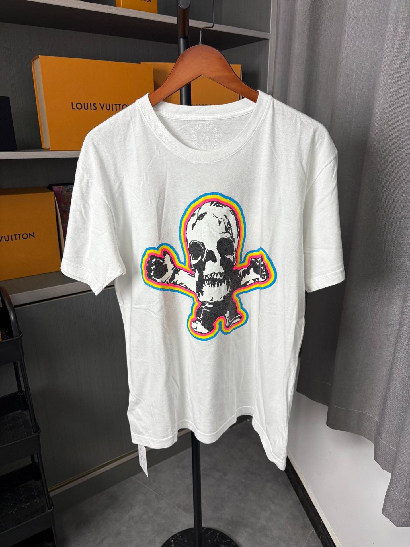 Chrome Hearts Chrome Hearts White T-Shirt L Men Size US L / EU 52-54 / 3 - 1 Thumbnail