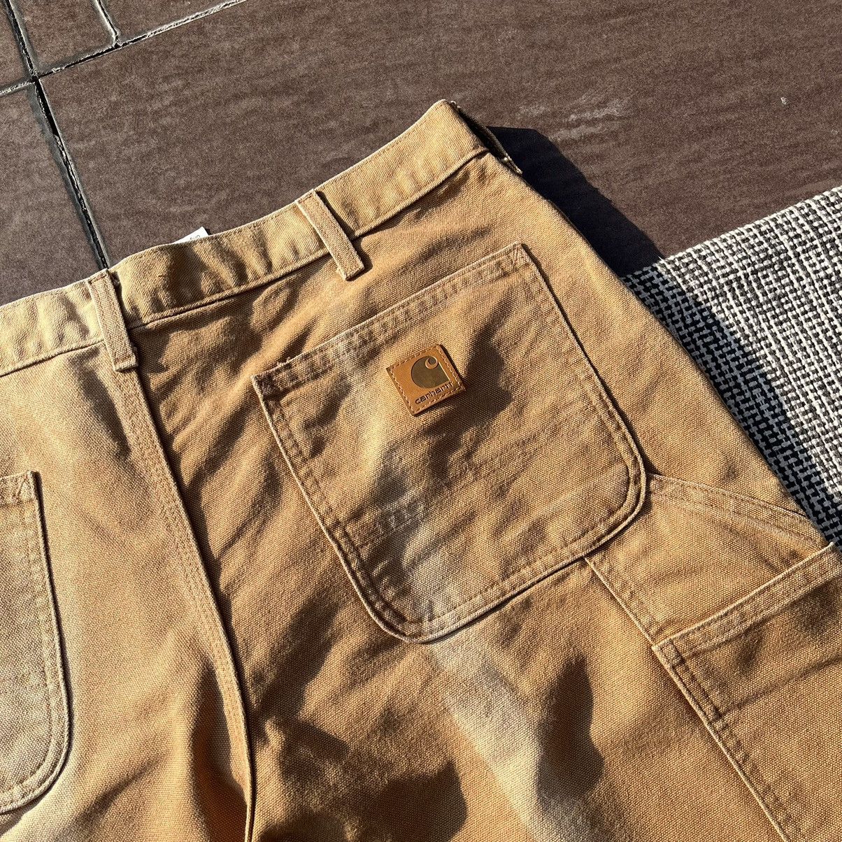 Carhartt × Vintage Carhart Carpenter duck brown pants Size US 36 / EU 52 - 2 Thumbnail