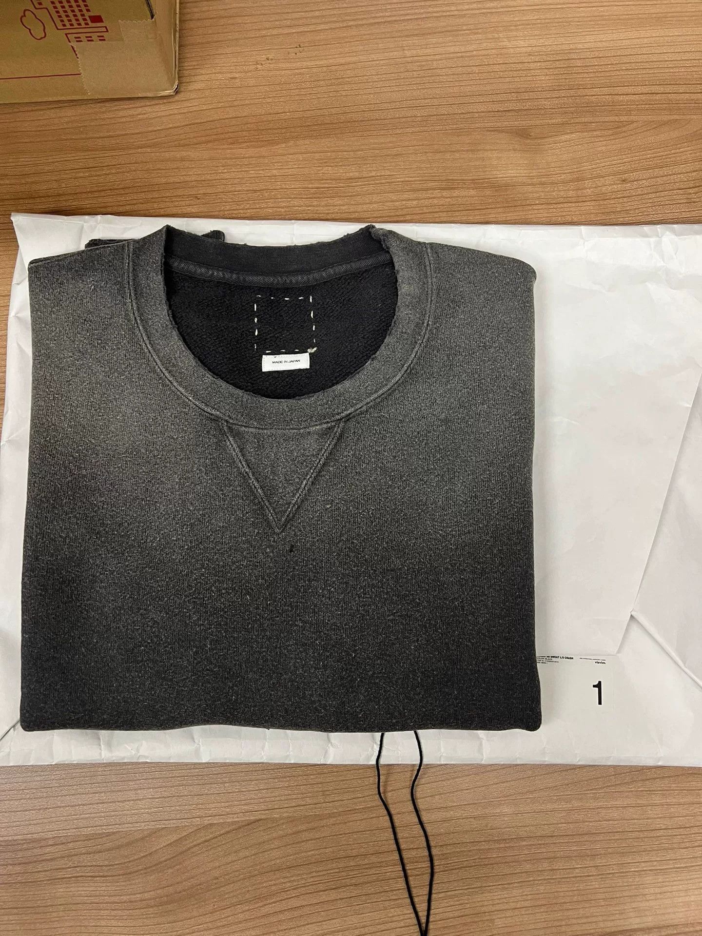 Visvim visvim jumbo sb sweat crash sweatshirt Size US S / EU 44-46 / 1 - 1 Preview