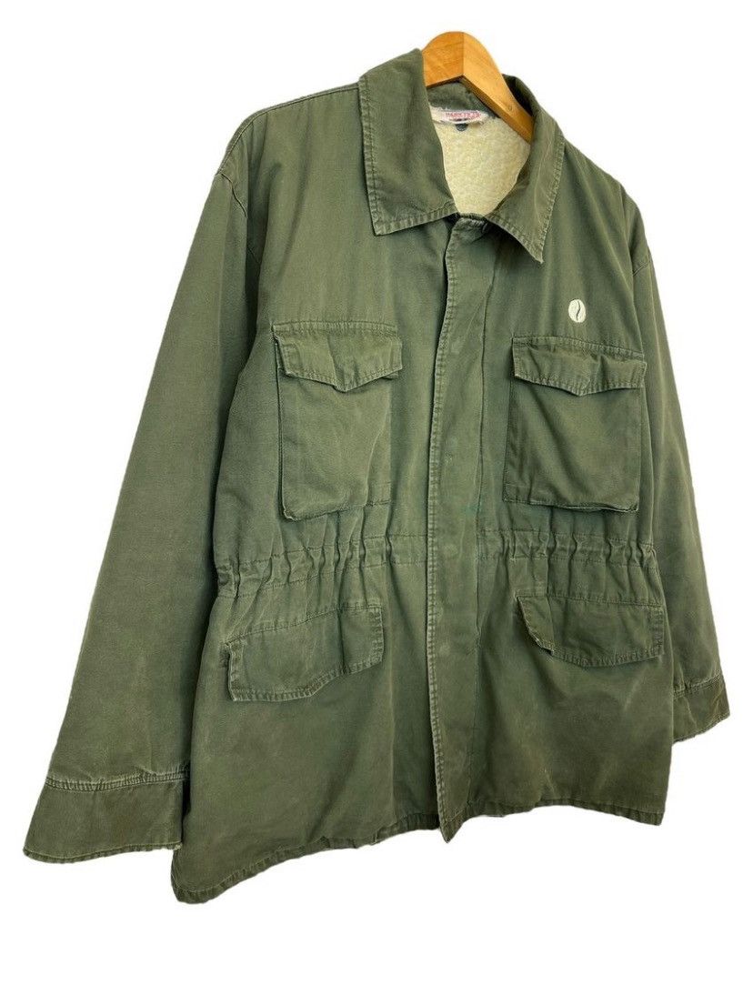 Vintage Vintage 80s M 65 Military Field Jacket Fleece Green Size US L / EU 52-54 / 3 - 8 Thumbnail