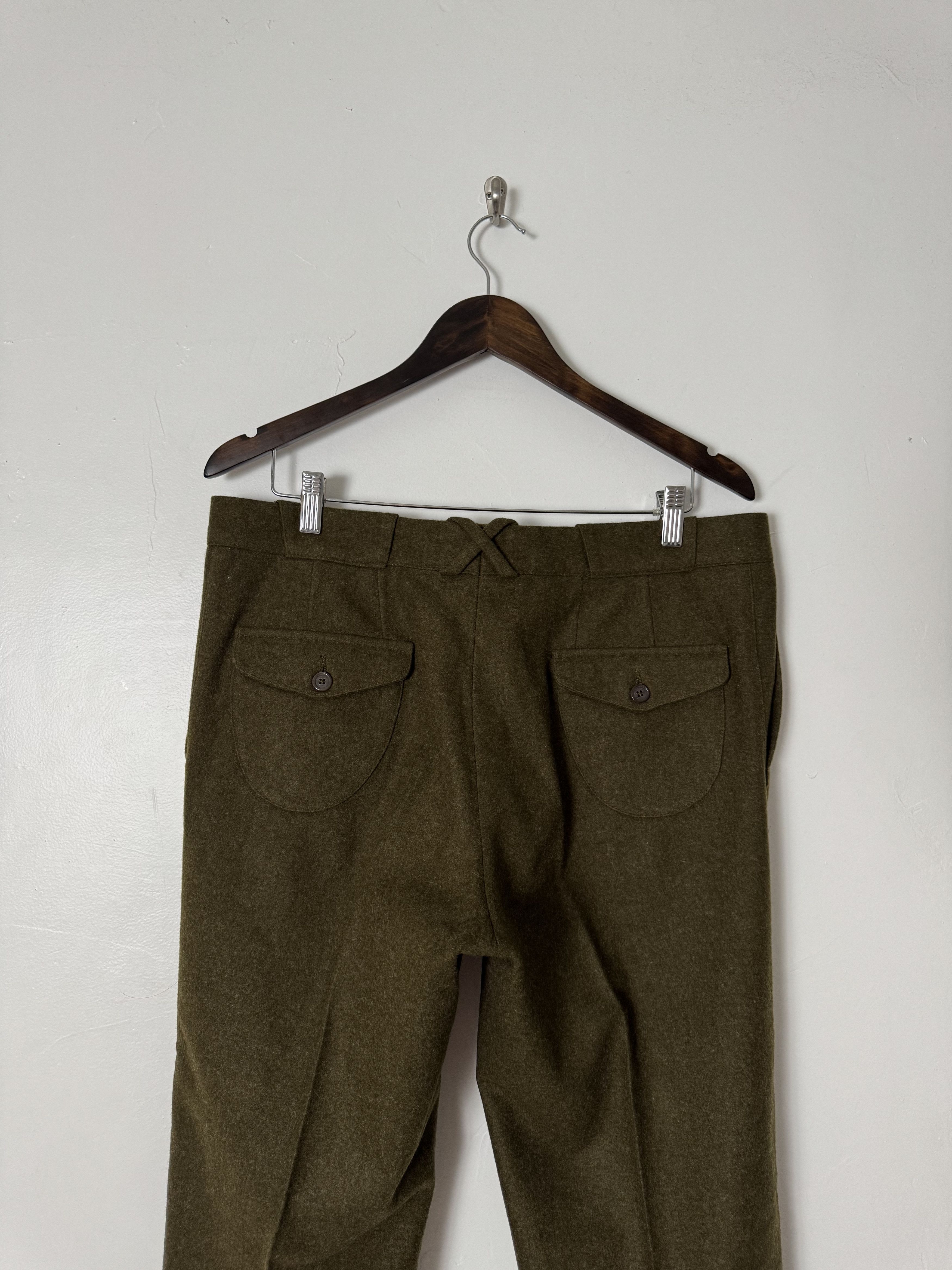 Bottega Veneta Bottega Veneta Virgin Wool Heavyweight Military Trousers Size US 36 / EU 52 - 3 Thumbnail