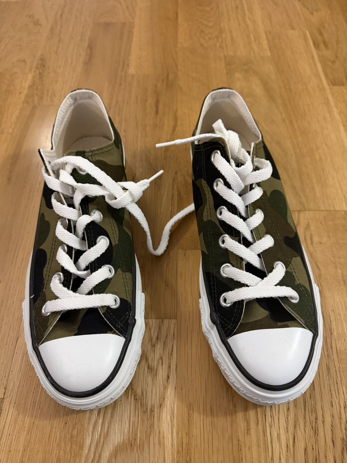 Bape Bape ABC canvas low shoes new w/o box US size 7.5 or 25.5cm Size US 7.5 / EU 40-41 - 5 Thumbnail