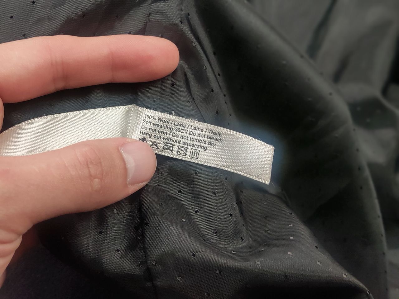 Japanese Brand Umit Unal Navy Wool asymmetrical Handmade Coat Jacket Size US M / EU 48-50 / 2 - 15 Thumbnail
