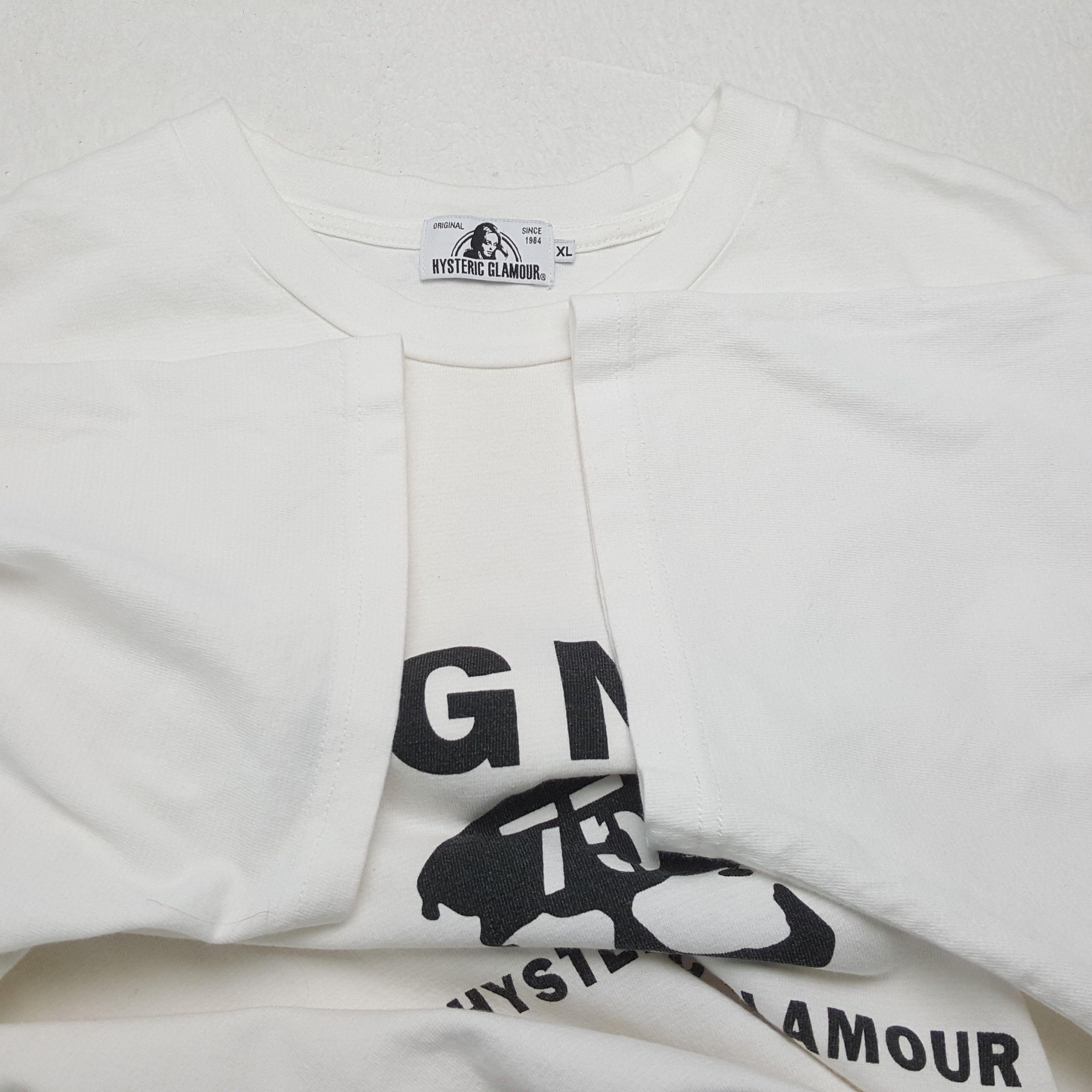 Hysteric Glamour × Japanese Brand × Vintage HYSTERIC GLAMOUR Japanese Brand Streetwear Tshirt Size US L / EU 52-54 / 3 - 6 Thumbnail