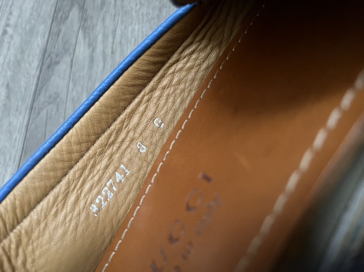 Gucci Gucci horsebit blue leather driving loafers sz 42 Size US 9 / EU 42 - 12 Thumbnail