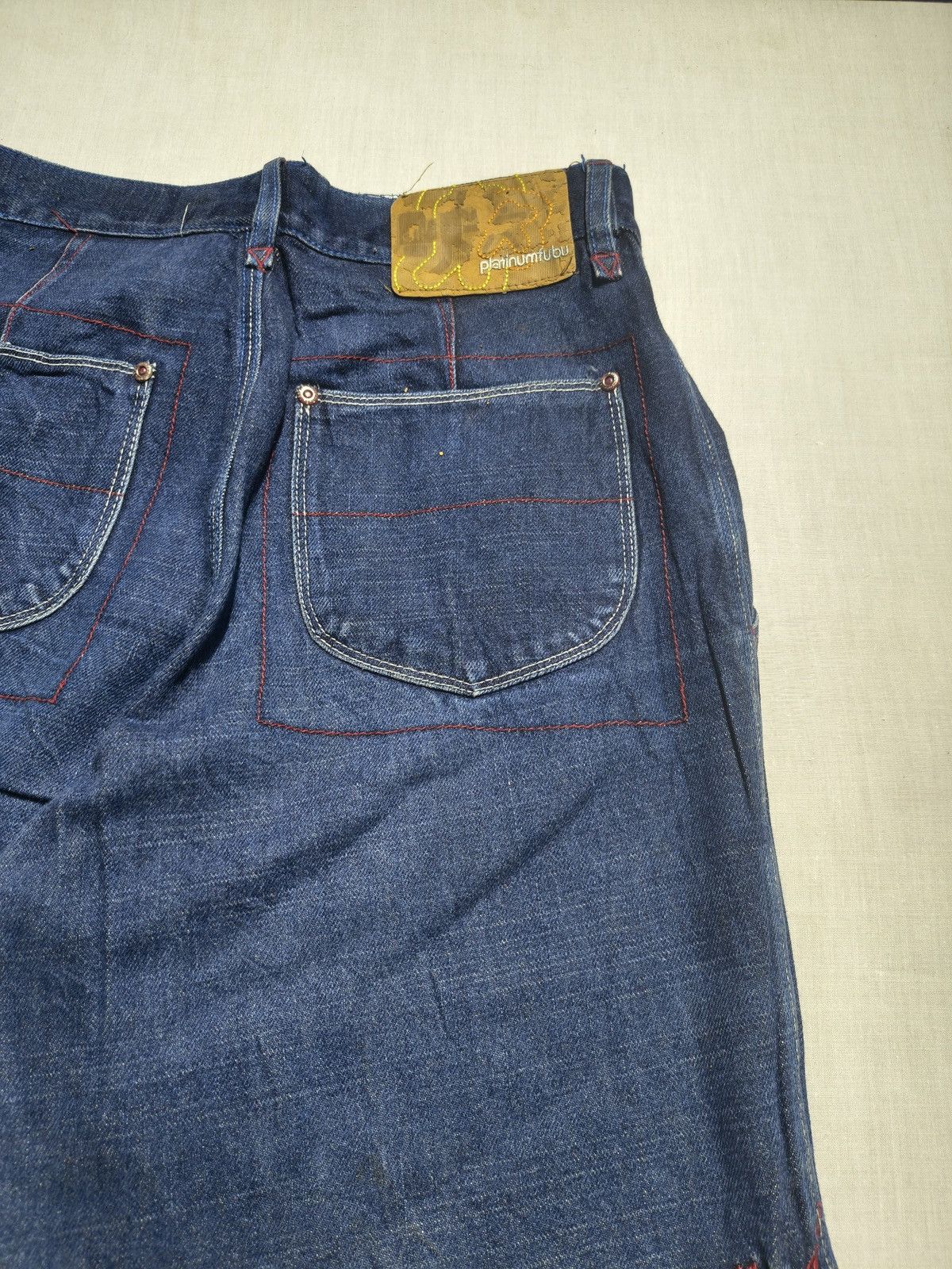 Southpole FUBU x Muhammad Ali Embroidered Memorabilia Jeans🥊(033) Size US 30 / EU 46 - 6 Thumbnail