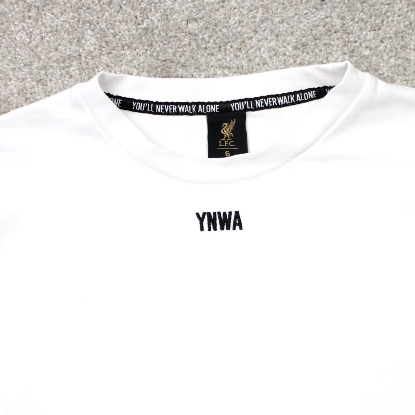 Vintage LFC Liverpool Mens Sweatshirt Crewneck White Knit Logo 6 S Small US Size Regular Pullover Theme Liverpool Mens Clothing Size US S / EU 44-46 / 1 - 3 Thumbnail