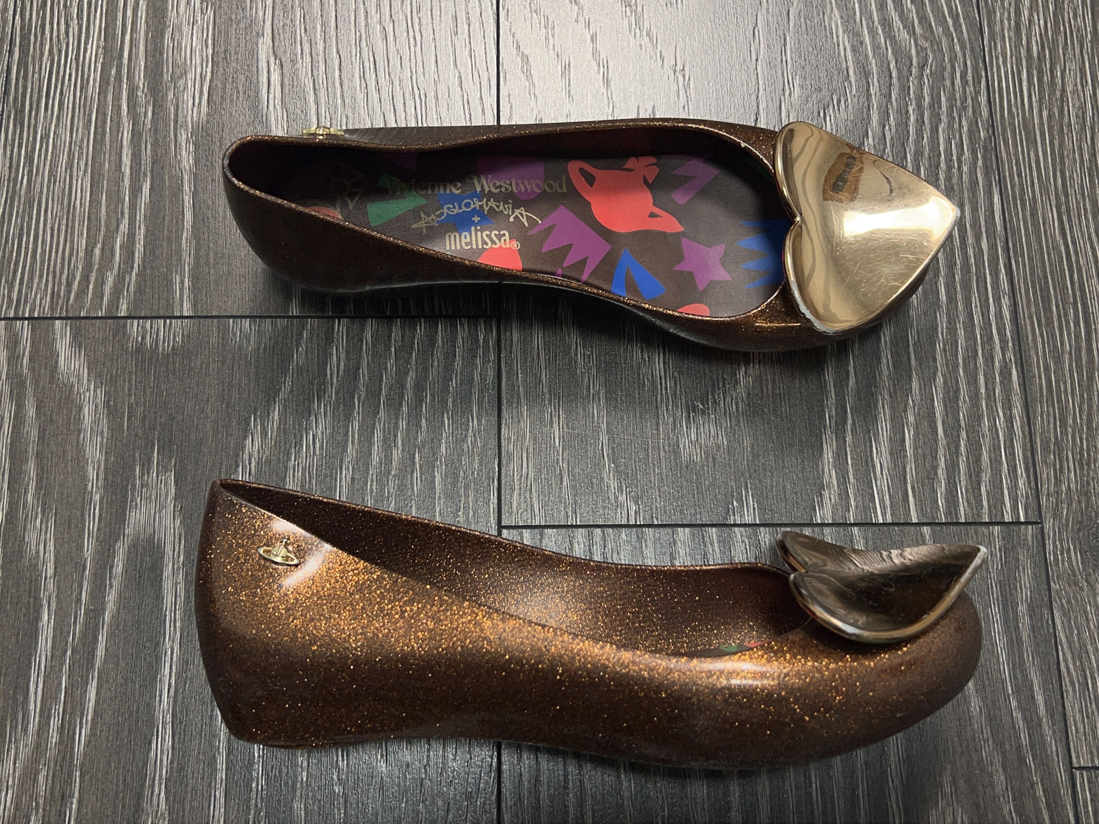 Vivienne Westwood Womens Melissa Ballet Flats Shoes Size EU 36-37 US 6 23 cm. Size US 6 / IT 36 - 1 Thumbnail