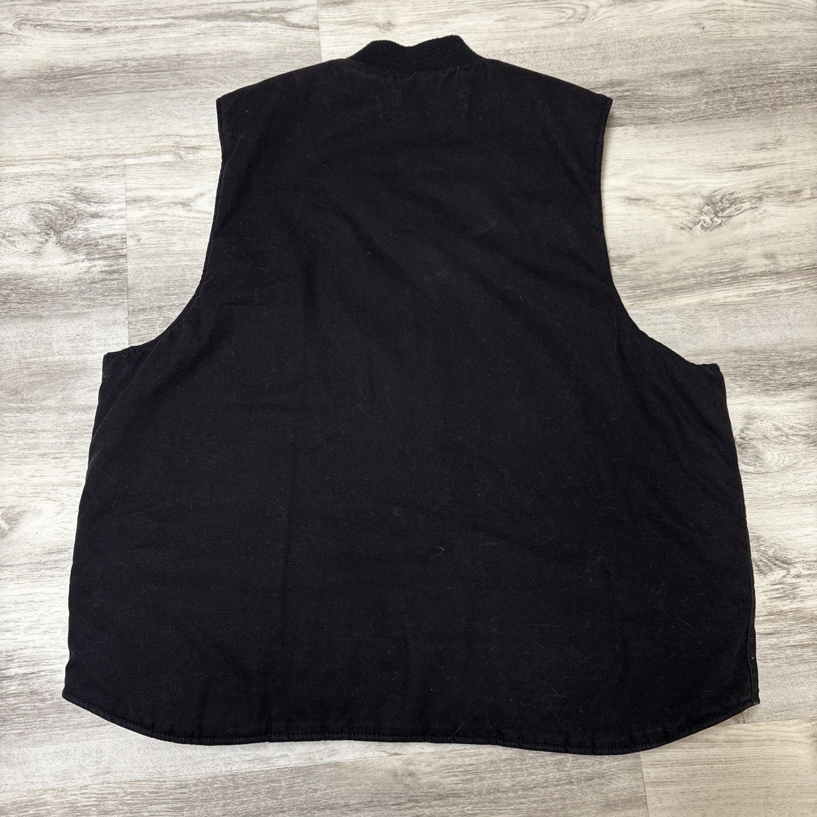 Other Quilted Canvas Duck Vest Mens XL Black Cowboy Workwear Relax Size US XL / EU 56 / 4 - 6 Thumbnail