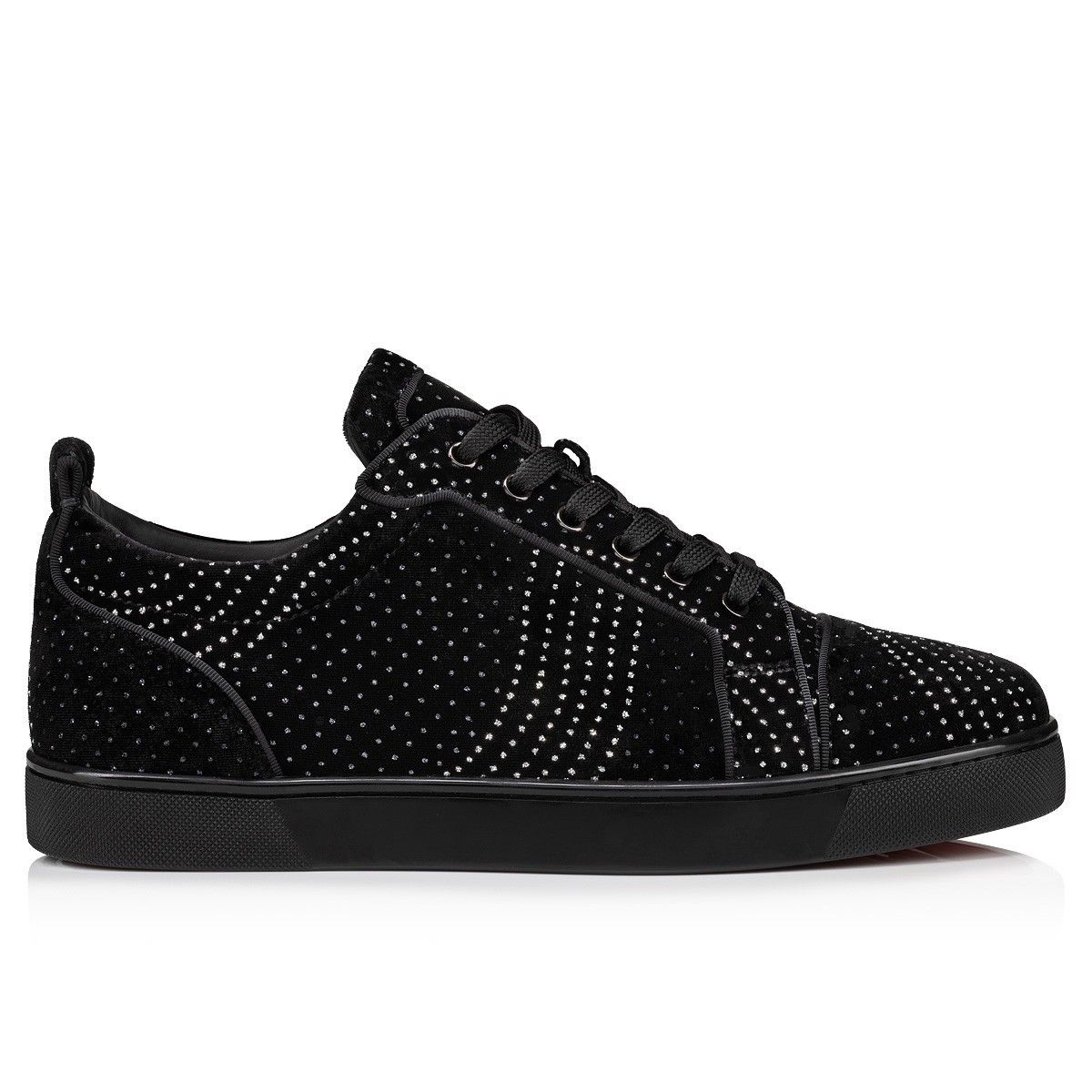 Louis Junior Orlato Velvet River Crystal Black