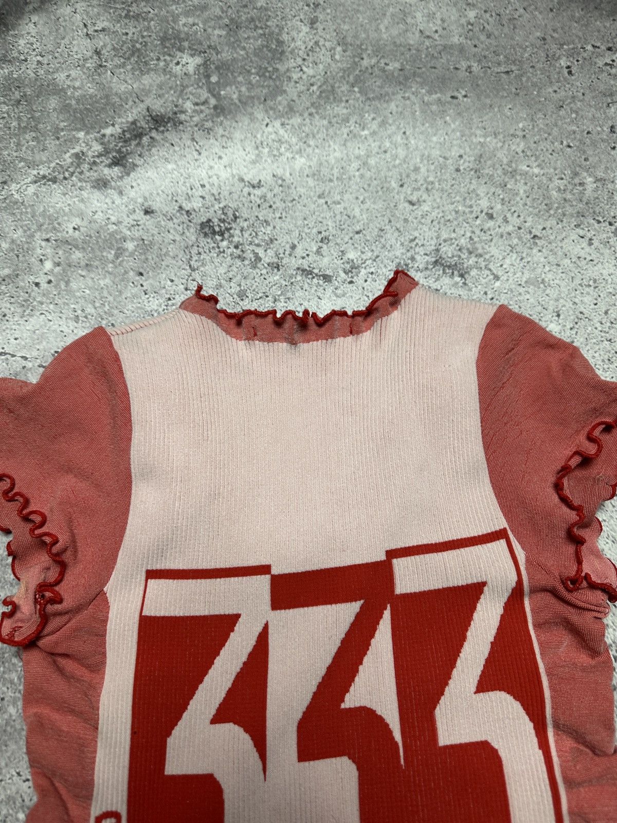 Marithe + Francois Girbaud Vintage Marithe Francois Girbaud Overprint Top Size S / US 4 / IT 40 - 14 Thumbnail
